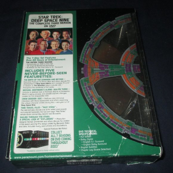 Star Trek: Deep Space Nine - The Complete Third Season (DVD, 2003, 7-Disc Set) - Picture 11 of 11